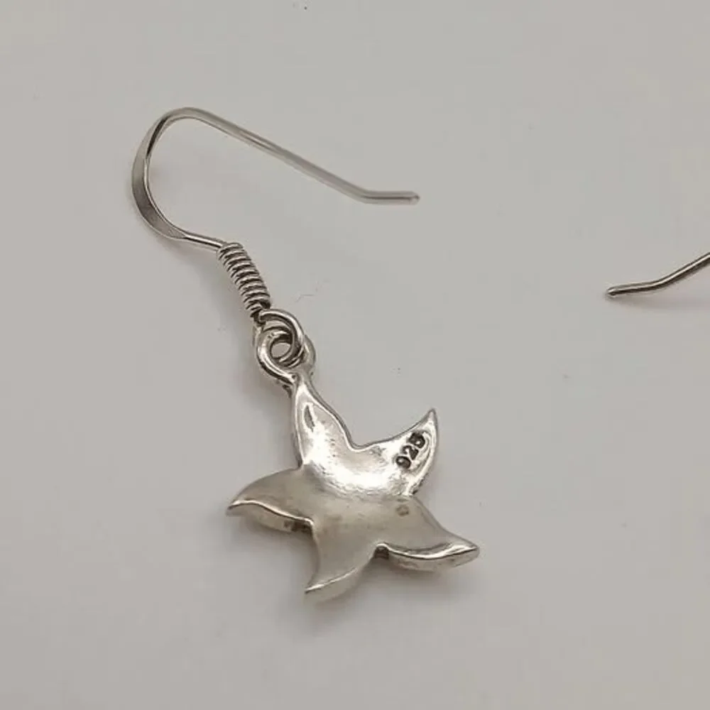 925 Starfish Earrings